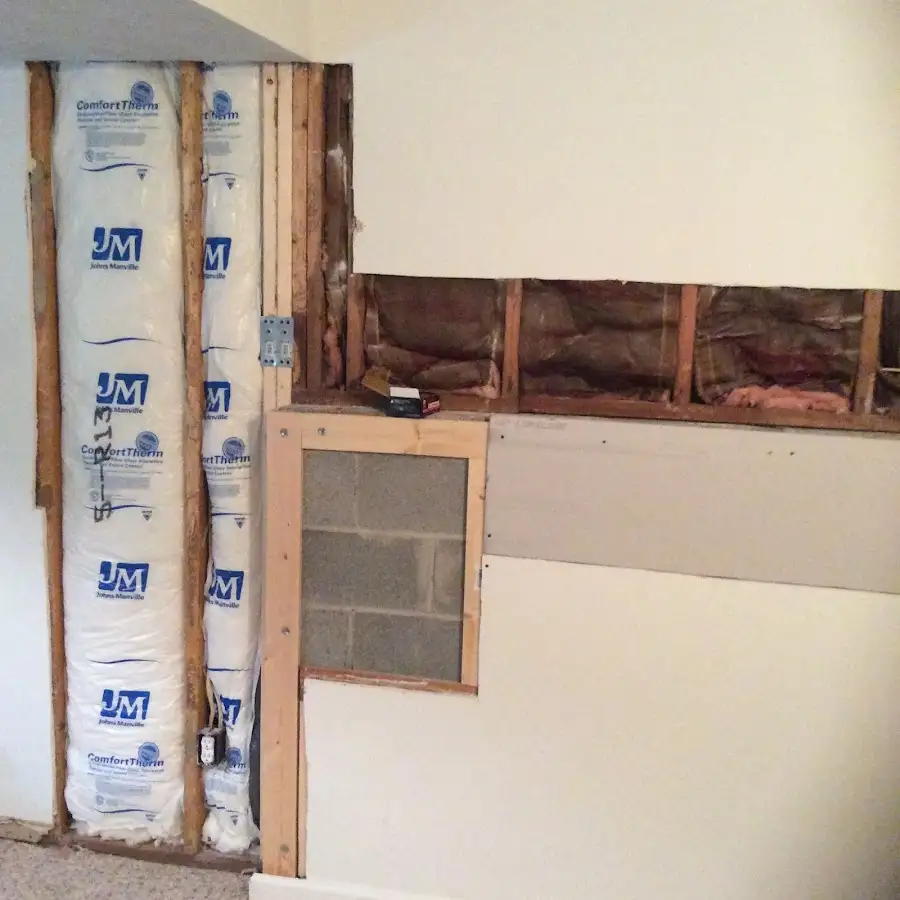 Wall insulation replacement during Odor Removal & Deodorization in Dunlap